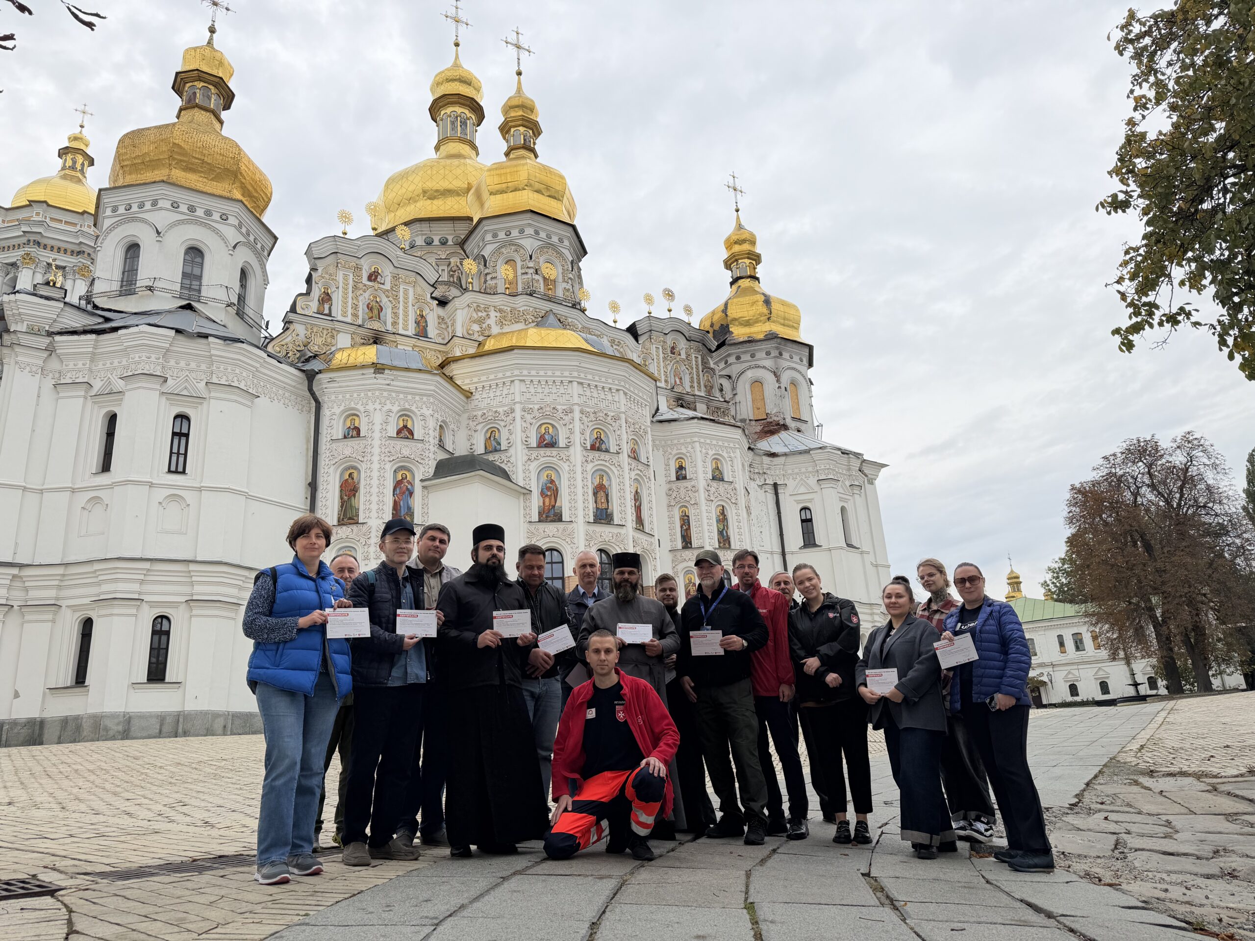 Мальтійська Служба Допомоги провела у Лаврі навчання для співробітників Національного заповідника та ченців Мальтійська Служба Допомоги провела у Лаврі навчання для співробітників Національного заповідника та ченців